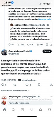 López Pretel, concejal de Vox, acusa a MC de buscar lío tras las críticas por las oposiciones municipales