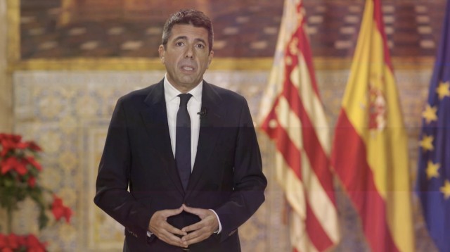 Mensaje de fin de año: Mazón pide 