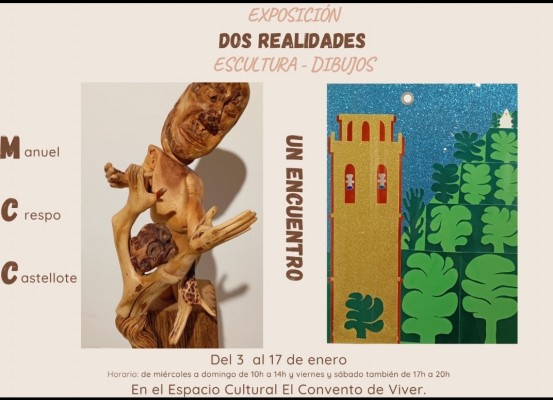 'Dos realidades, un encuentro': Manuel Crespo Castellote expone en Viver sus escenarios paralelos