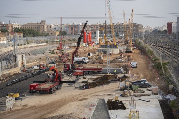 La inversión en obras en Corredor Mediterráneo fue de 1.280 millones en 2024, un 33% más que en 2023