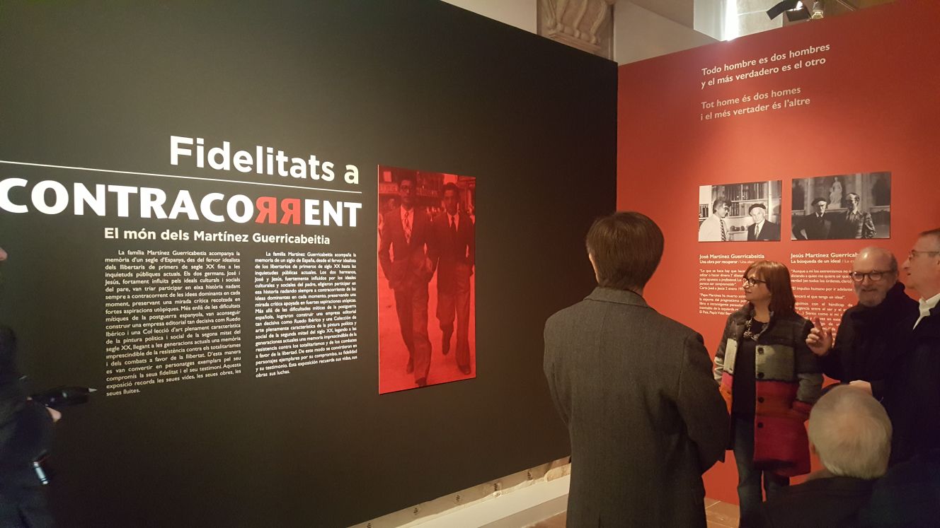 Una muestra destaca la labor de los Martínez Guerricabeitia contra los totalitarismos del siglo XX