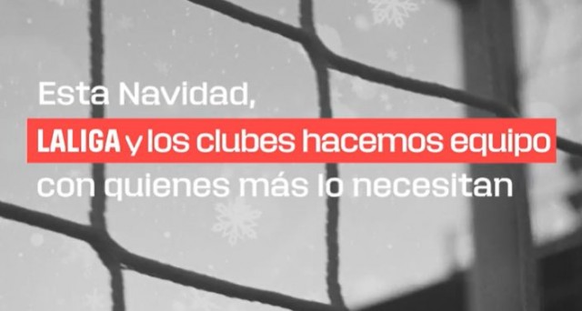 LaLiga colabora de nuevo en Navidad con comedores sociales de toda España
