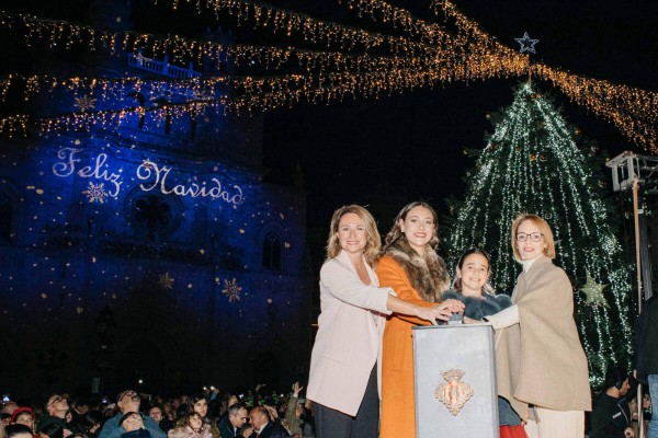 La nueva iluminación de Castelló para Navidad, Magdalena y Carnaval: 3,3 millones hasta 2029 