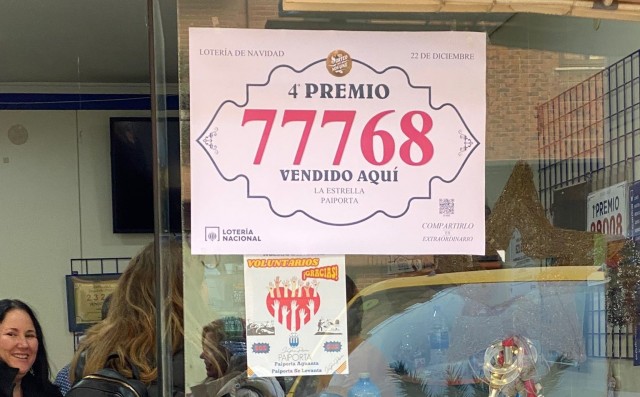 Paiporta se lleva una alegría en el Sorteo: 