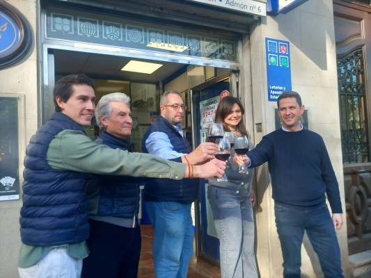 El 'Gordo' de la Lotería de Navidad cae en Logroño