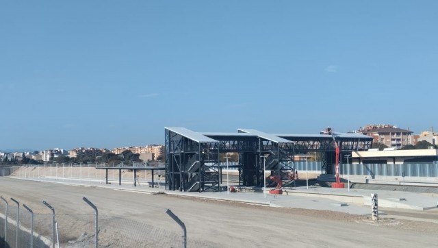 Así queda la plataforma del tramo del AVE entre Nonduermas y Sangonera