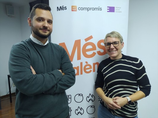 Joan Hornos, nuevo secretario comarcal de Més-Compromís València con un 76% de los votos