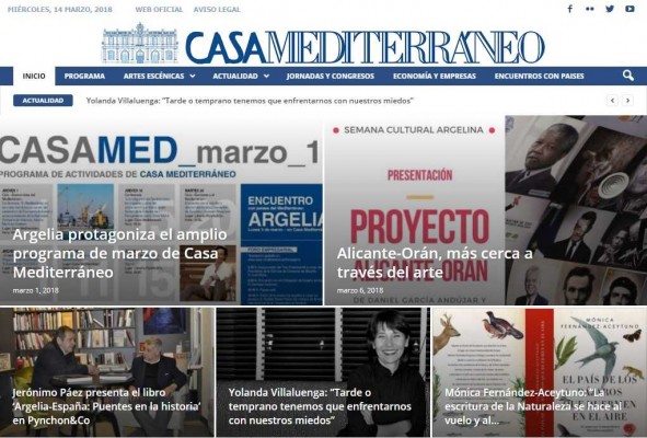 Casa Mediterráneo presenta su revista digital