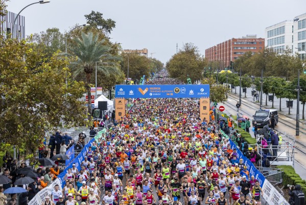 El Medio Maratón Valencia agota dorsales y el Maratón llena más del 70% de sus plazas