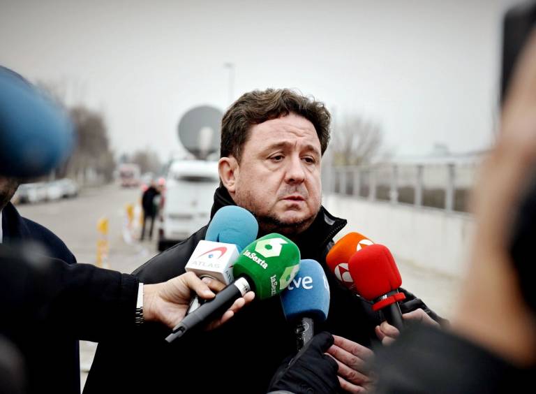 José Luis Peñas, a su llegada a los juzgados para declarar. Foto: EFE - 