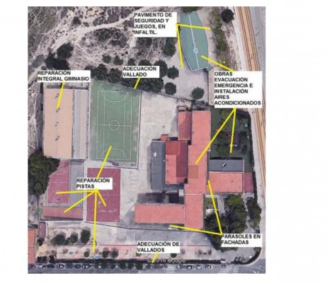 El Campello licita las obras de ampliación del CEIP Rafael Altamira por 2,5 millones de euros