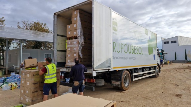 Grupo Ubesol con las víctimas de la Dana: más de 147.000 productos donados y 26.000 euros recaudados 