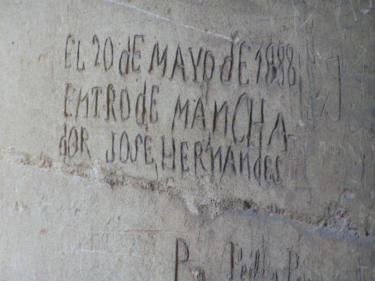 Protecció per als grafitis històrics de Santa Maria d'Elx
