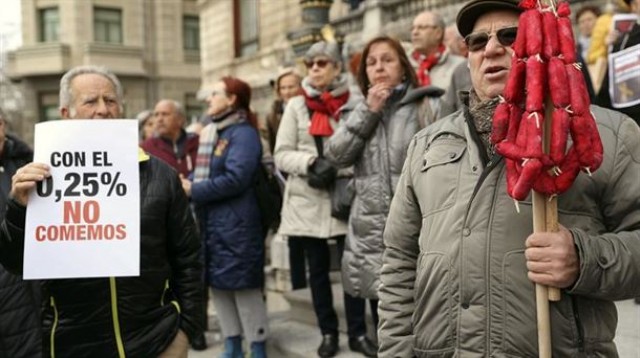Más de cien manifestaciones recorrerán España el fin de semana en defensa de pensiones 