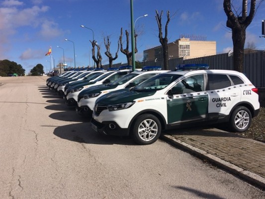 Renault entrega 180 unidades del 'español' Kadjar a la Guardia Civil
