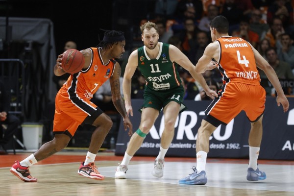 Valencia Basket visita Ljubljana en busca de certificar la primera posición global de la Eurocup