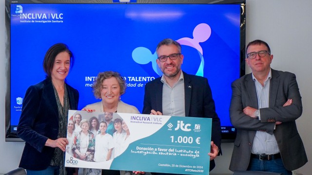 El ITC dona 1.000 euros a Incliva para promover la investigación sanitaria oncológica