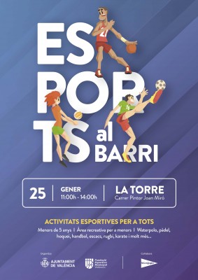 ’Esports al Barri’ estrena 2025 en La Torre como homenaje y en solidaridad con la pedanía afectada por la dana