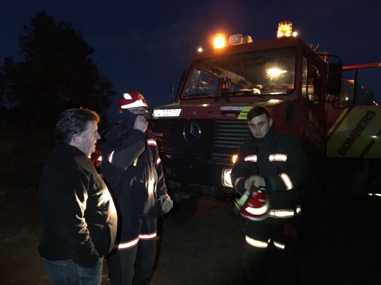 Estabilizado el incendio forestal de Montán tras quemar 35 hectáreas