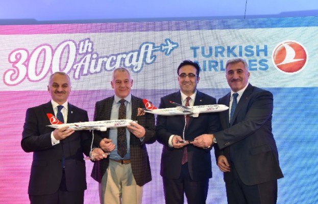 Turkish Airlines incorpora su avión número 300 