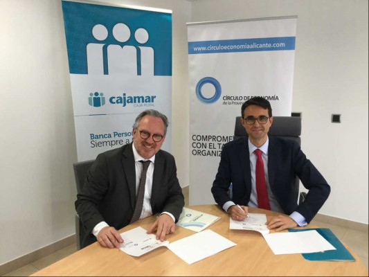 Cajamar y Círculo de Economía de Alicante unen esfuerzos para favorecer la financiación de las pymes