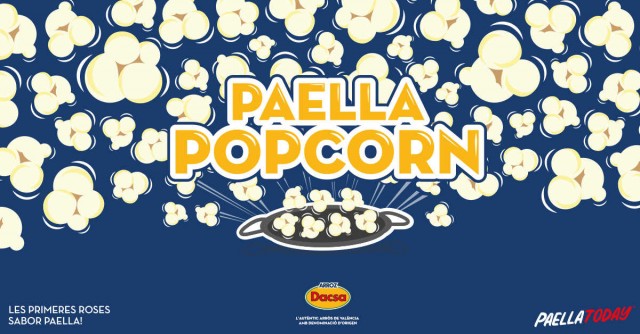 Llegan las primeras palomitas con sabor a paella
