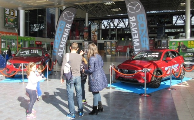 Mazda Almenar expone  sus ‘crossovers’ en Kinépolis