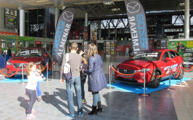Mazda Almenar expone  sus ‘crossovers’ en Kinépolis