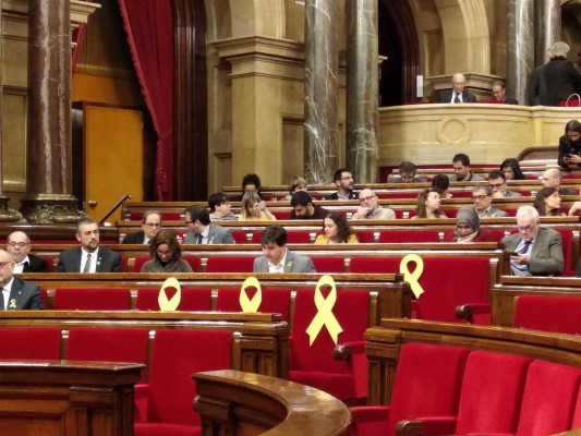 El Parlament suspende la investidura del encarcelado Jordi Turull 