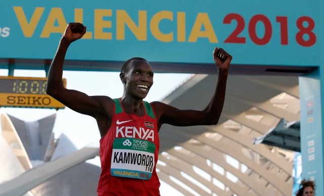 Kamworor se impone en Valencia y conquista su tercer Campeonato del Mundo