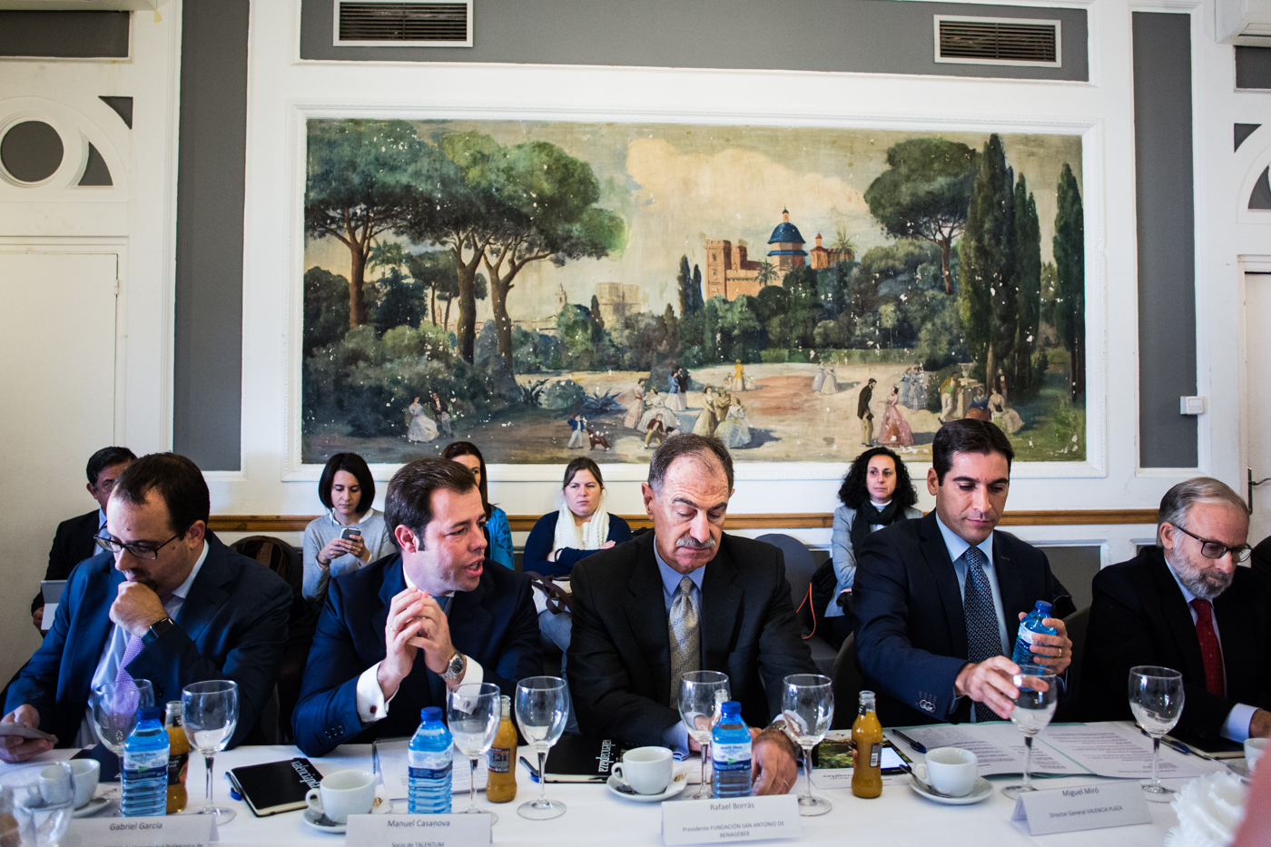 Desayuno sobre RSC con la Residencia de Mayores San Antonio de Benagéber (Fotos EVA MÁÑEZ)