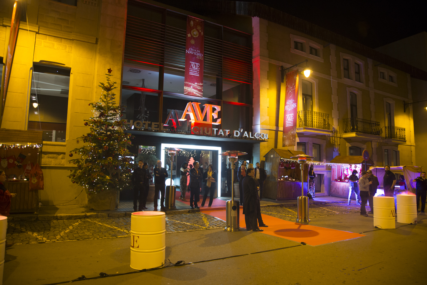 Cena de Navidad de AVE en Alcoy (Fotos PEPE OLIVARES)