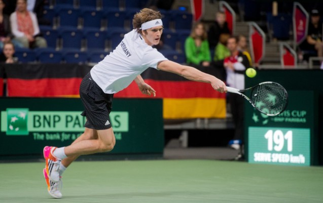 Zverev se incorporó al trabajo del equipo alemán en Valencia