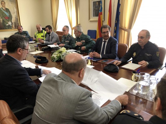 La seguridad en Santa Faz: 1.200 efectivos y 9 puntos de control sobre el consumo de alcohol