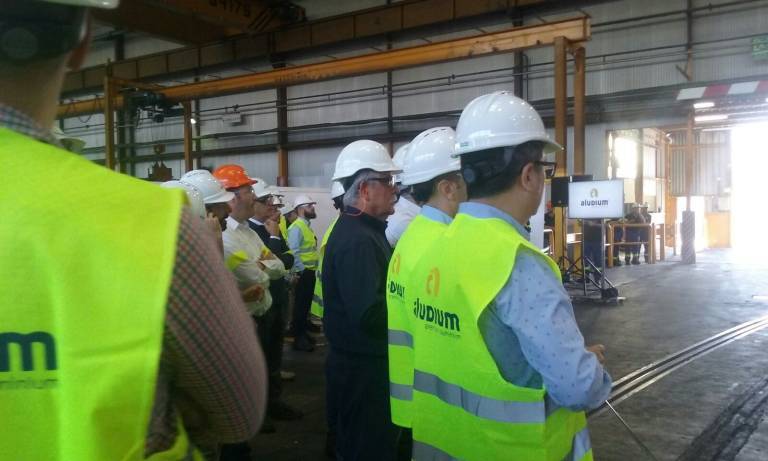 Las instalaciones de Aludium, en Aguamarga. - 