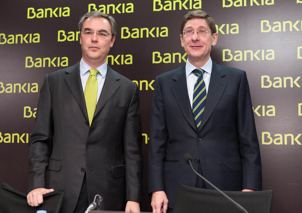 Los dos primeros espadas de Bankia cobraron medio millón de euros en 2015