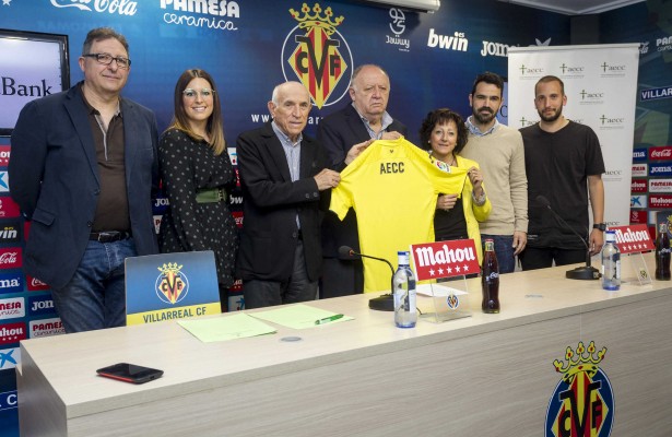 El Villarreal firma un acuerdo con la Asociación Española contra el Cáncer