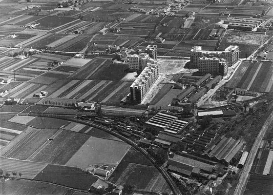 La València que arriba a la mar des de Blasco Ibáñez