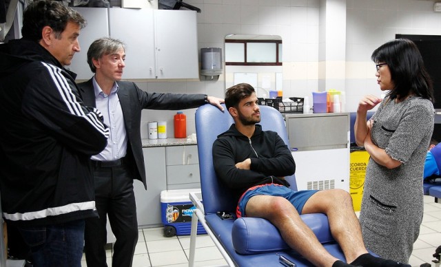 Layhoon desea una pronta recuperación al juvenil David Ruiz tras su lesión en la UEFA Youth League