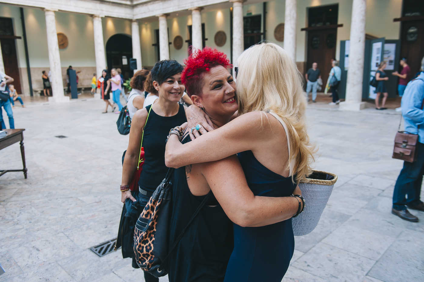 Inauguración de la exposición 'La ciutat de les dones' en La Nau (Fotos: KIKE TABERNER)