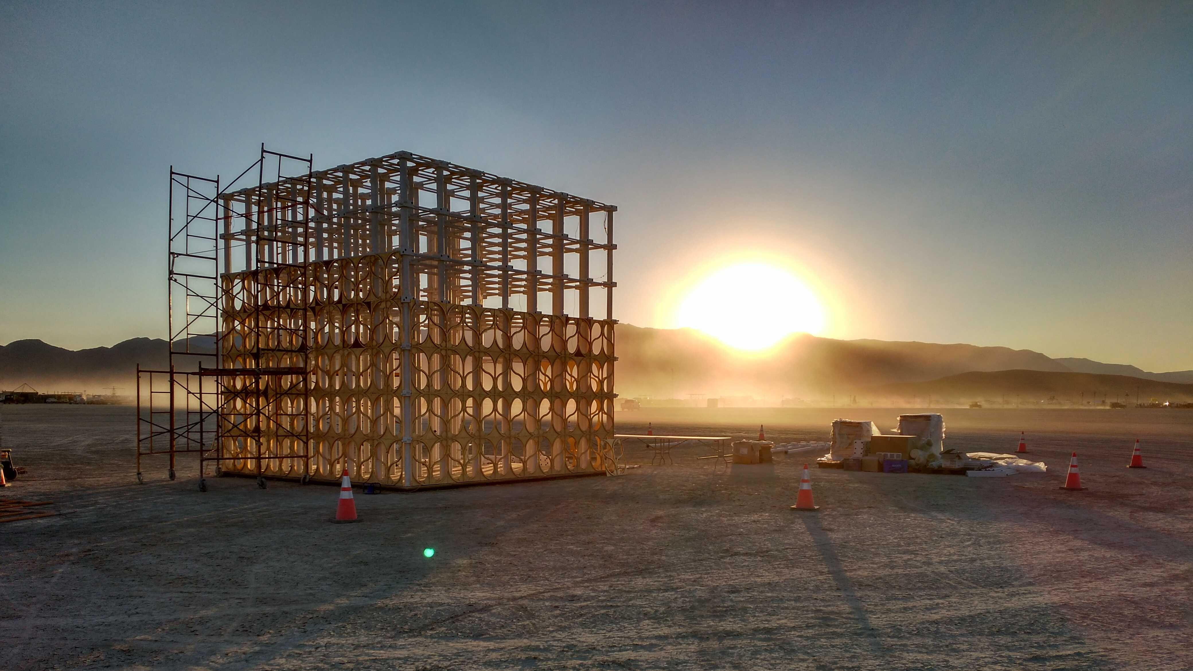 Así es la falla del Burning Man