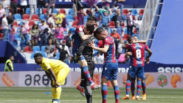 El Levante se salvará si suma 14 puntos más en siete partidos