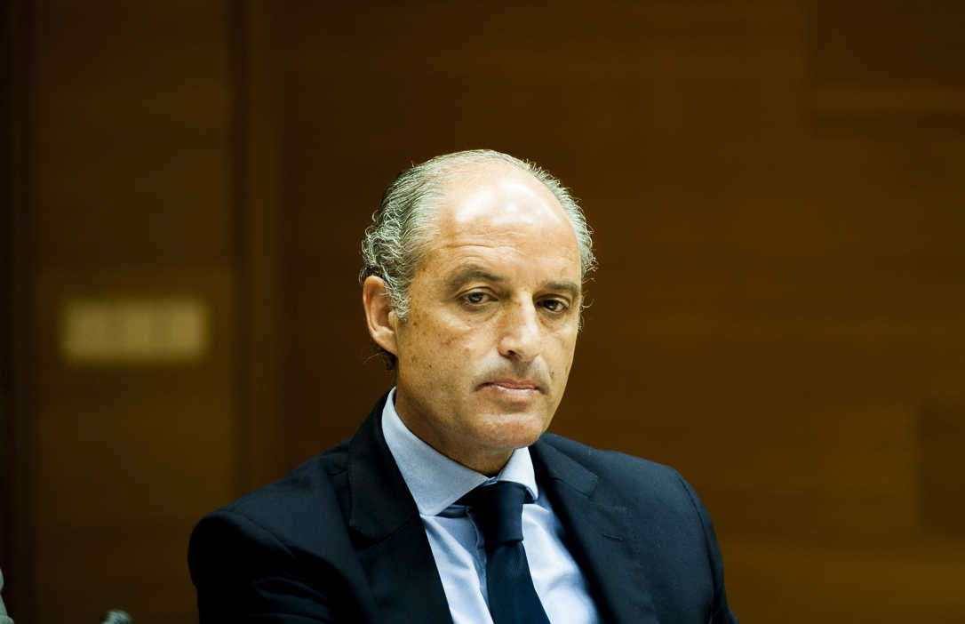 Francisco Camps en Les Corts. Foto: KIKE TABERNER - 