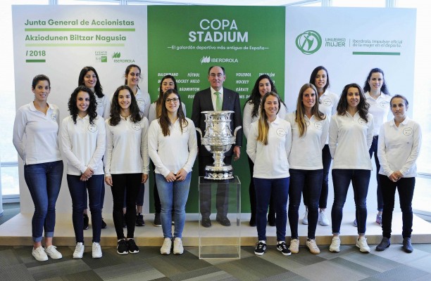 Ignacio Galán celebra un encuentro con deportistas de élite en la Torre Iberdrola 