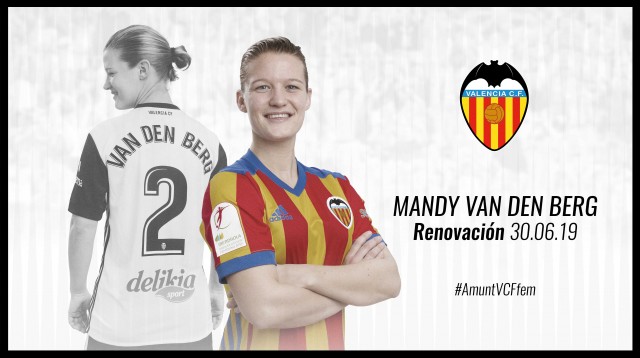 El Valencia renueva a la holandesa Mandy Van den Berg hasta junio de 2019