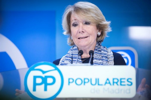 Esperanza Aguirre dimite como presidenta del PP de Madrid por su responsabilidad 'in vigilando'