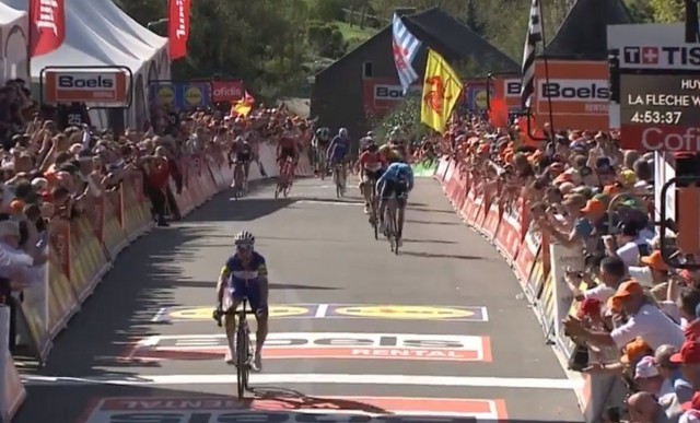 Alaphilippe priva a Valverde de su sexta Flecha Valona