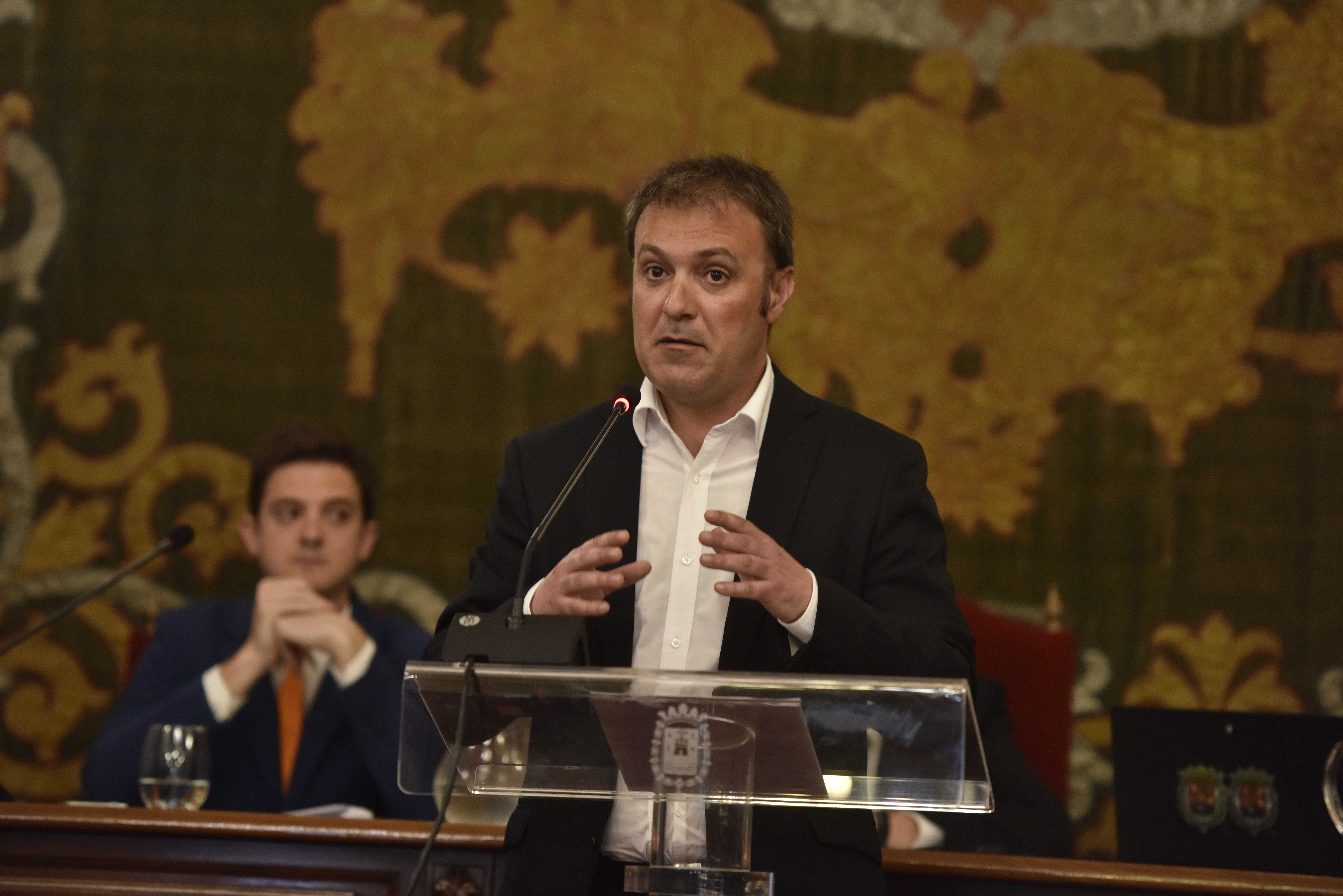 Natxo Bellido, portavoz de Compromís. Fotos: RAFA MOLINA - 