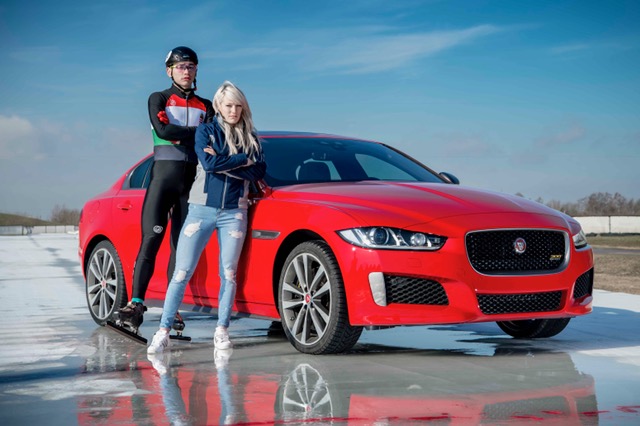 El nuevo Jaguar XE '300 Sport Edition' gana agarre sobre hielo