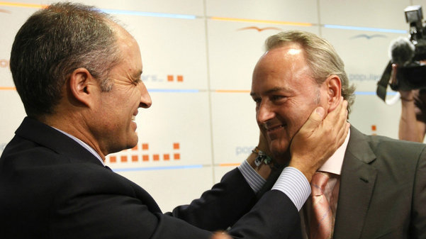 Francisco Camps y Alberto Fabra, en una imagen de archivo. VP - 